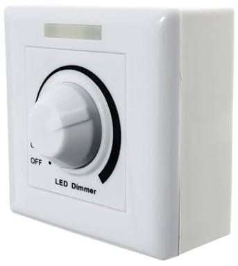 levitantes Variateur LED 0-10 V, blanc, 87 x 87 x 54 mm, 150 g, idéal pour le contrôle d'éclairage dans les applications électriques. *