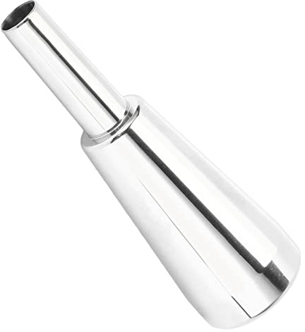 CHICIRIS Trompetenmundstück aus 3C-Metall, Versilberte Oberfläche, Robustes Design für Standardtrompeten, Professionelle Musiker (Silver)
