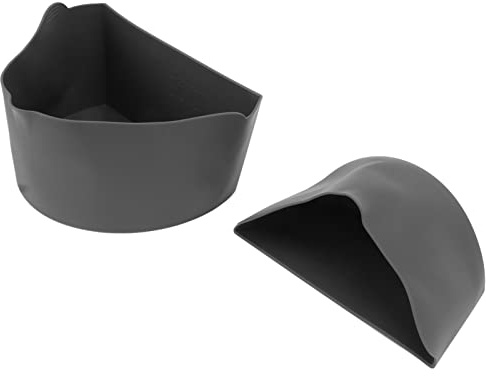 Haofy Séparateur pour Mijoteuse 2 en 1 Réutilisable en Silicone de qualité Alimentaire avec Poignée de Levage pour Casserole de 6 Litres, Conception à Deux Compartiments pour des Repas Séparés, (GREY)