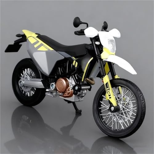 För 701 SuperMoto Legeringsmotorcykelmodell Diecast Banracing Motorcykelmodell Barnleksak Present 1:12