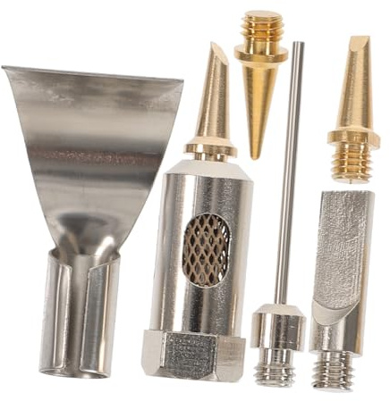 ASAKKURA Kit Punte per Saldatore a Gas a Butano Set Ricambi Saldatura 6 Punte Metalliche per Stazione di Saldatura a Temperatura Costante e Riparazioni Domestiche
