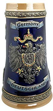 .7 Liter Deutschland Germany Eagle Deluxe Ceramic Beer Stein