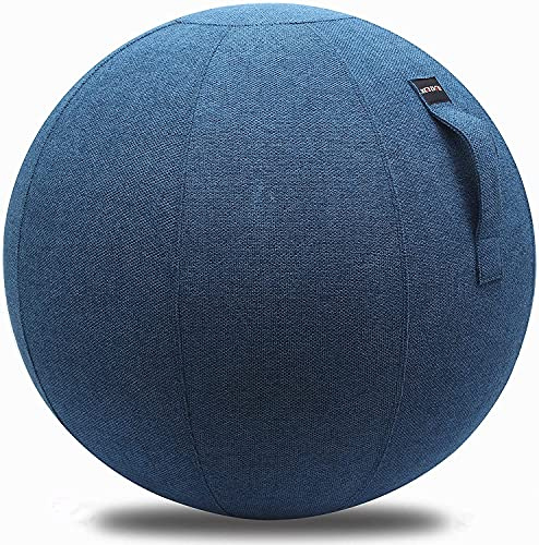 XGYLVFEI 65cm Sitting Ball Chair, Office, Dormitory & Family, Pilates & Yoga Ball with Cover, Light & Ergonomic