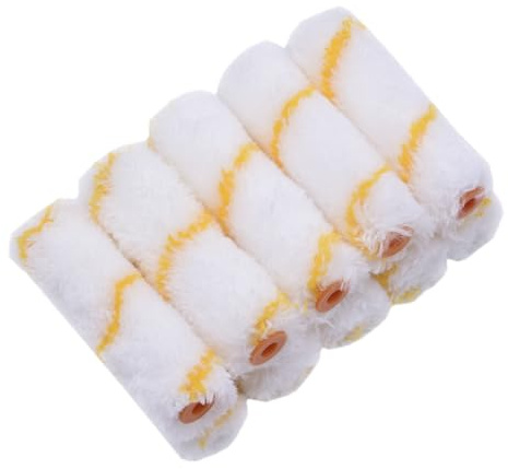 Harden Professional 4 x 10-Pack Paint Roller Cover Set – Premium Polyester & Acrylic Material – 12mm Roller Height – Easy and Fast Roller Cover Replacement for Smooth Painting