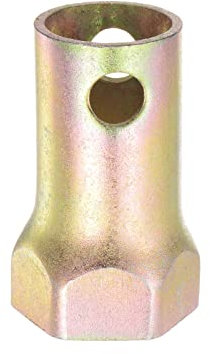 sourcing map Husillo Tuerca Zócalo 46mm 6 Puntos Rueda Rodamiento Contratuerca Zócalo