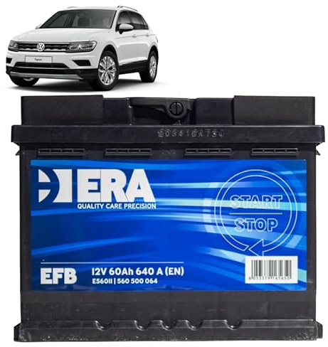Batteria 60Ah EFB per Volkswagen Tiguan II 2.0 TDI gasolio 2016+