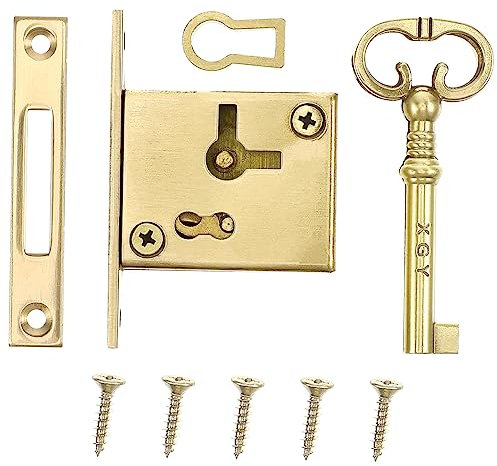 Homoyoyo Vintage Schloss Kupfer Schublade Schloss Schrank Mailbox -dauerhaft