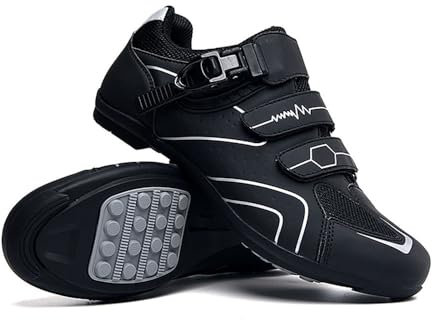 Mateju Cycling Shoes Mens and Women, Breathable Non-Slip No-Lock Indoor Bicycle Shoes, Unisex Sneaker Rubber Sole Bike Shoes, Outdoor Sports Riding Shoes