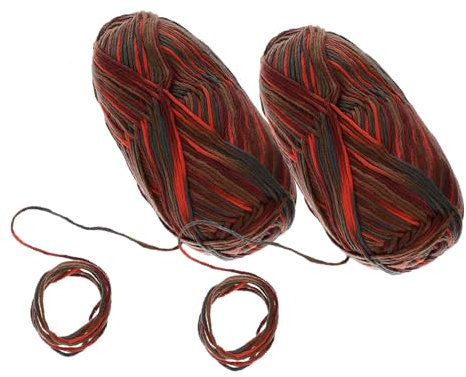 SEWACC 2rollen Baumwollgarn Zum Handstricken Weiches Und Atmungsaktives Strickgarn Für Schals Hüte Und Mehr Baumwolle Für Handarbeiten Und Kreative Projekte
