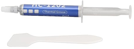 lvifloae Wärmeleitpaste 12,8 W/M.K, Silikonfett, Silikonverbindung mit Rakel, GPU, CPU-Drucker für Kühlkörper, Chipsätze, Geräte und Instrumente
