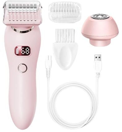 Epilatori per la depilazione da donna, rifinitore per donna - Depilatore per rifinitore femminile - Rifinitore per bikini, rasoio per il viso, rasoio personale per l'area delle ascelle delle braccia d