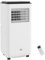 HOMCOM Climatiseur mobile portable 10000BTU 4 en 1 minuterie 24H avec évacuation, télécommande fonction ventilateur déshumidificateur intégrée pour pièces jusqu'à 35 m², blanc