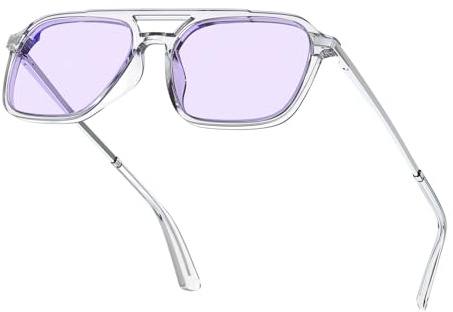 Goiteia Lunettes anti-lumière bleue pour femmes et hommes – Teinte claire – Protection UV – Soulage la fatigue visuelle liée aux écrans – Ultra légères avec charnières à ressort