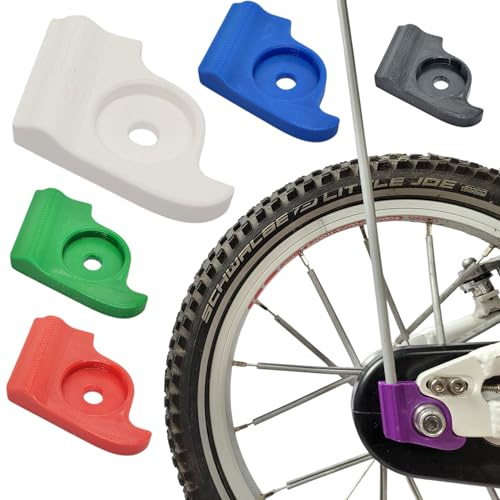 Generisch Wimpel-/Fahnenadapter für Woom 2 / Woom 3 Kinderfahrrad (Weiß)