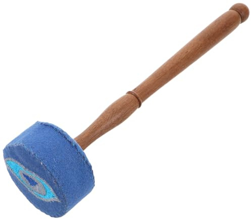 UPKOCH Mazo De Madera Para Cuenco Tibetano Mango De Fieltro Para Terapia De Sonido Meditación y Percusión Reuniones Espirituales