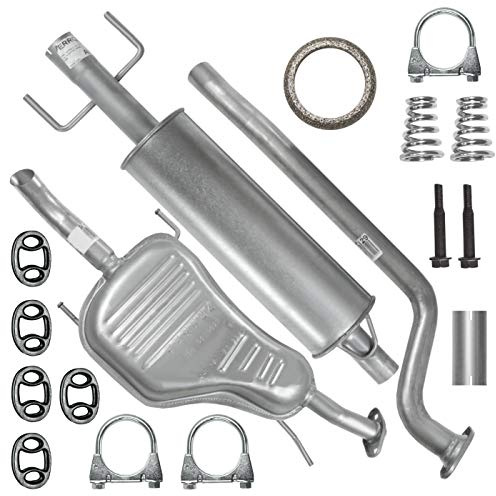FERROZ Auspuff für Opel Astra G II 2 1998-2009 | Mitteltopf und Endtopf, Motoren: 1.4i -1.6i | Limousine