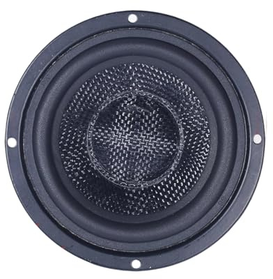 Thewasc Haut-parleurs De Subwoofer Automobile Taille Multiple avec Technologie Cônes en Fibre Verre Et Caoutchouc pour Le Haut-Parleur Basse Sonore Amélioré avec Surround