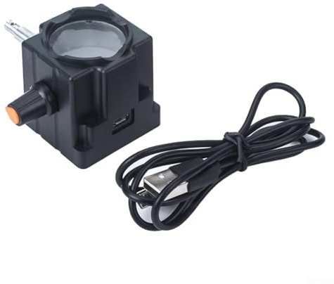 Jotekonoby Luminosità regolabile di sorgente luminosa del microscopio principale USB per i microscopi biologici e gli strumenti ottici (A)