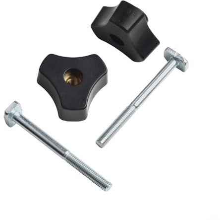Per la lavorazione del legno Maschere T Track Bulloni Manopole M6 Set Affidabile T Slot Morsetti per Artigianato