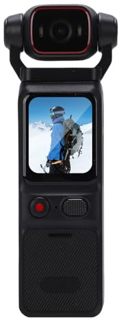 Videocamera Portatile Compatta 4K Stabilizzazione Giroscopica a 6 Assi Registrazione Ad Alta velocità per Video Avventurosi e Vlog Lega di Alluminio