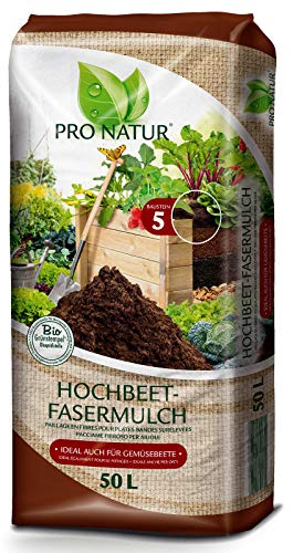 Pro Natur BIO Hochbeet-Fasermulch Torffrei 50 Liter [5. Schicht]