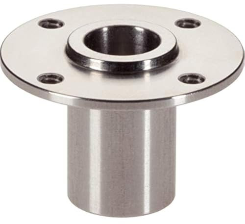 Aufnahmebuchsen, mit Flansch, für Kugelsperrbolzen und Steckbolzen/mit rundem Flansch | d1=8 mm / d2=10 mm | 22400.0408