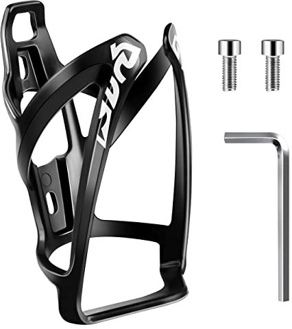 Teamkio Flaschenhalter Fahrrad Getränkehalter Fahrrad Trinkflaschenhalter Leicht Wasserflaschenhalter Flasche Halter Rack für MTB Rennrad Mountain Road Bike Schwarz