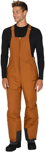 Arctix Men's Essential Insulated Bib Overalls, Cappucino, Large/32 Inseam
