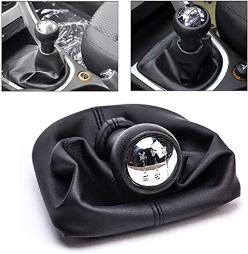 SOEWIOU 5 Vitesses Pommeau de Levier de Vitesse Couvercle Anti-poussière 207 307 308 CC