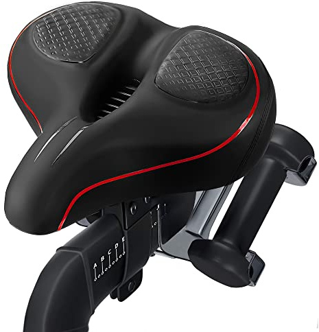 Oversized Bike Seat for Peloton Bike & Bike Plus, Comfort Exercise or Road and Electric Bike Seat Cushion Extra Wide, Bike Saddle Replacement for Women & Men