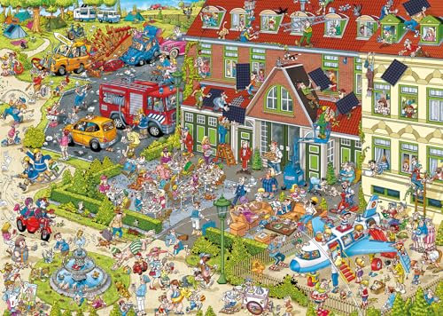 Ravensburger Puzzle - Ray's Comic Series: Holiday Resort 2 - The Hotel - 1000 Teile Comic-Puzzle, ab 14 Jahre