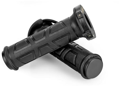 Lampa 90569 Manopole riscaldate per Moto, Scooter Quad (Solo Gomma, Senza Sostituzione Comando acceleratore) - 12V