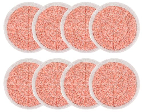 BeiLan Ersatz-Pads für Dampfreiniger, kompatibel mit Shark S6002UK Dampfreinigungspads, wiederverwendbare Mikrofaser-Dampfreinigungspads, All-in-One-Bodenreinigungspads