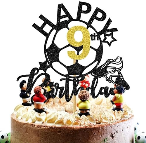 Fußball Cupcake Toppern,fussball Tortendeko,Happy Birthday Football Tortendeko,Fussball Deko Torte Kuchendeko,Happy Birthday Kuchen Deko,Football Kuchen Topper Sport Thema Geburtstag Party