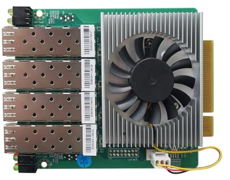Kdouehg Scheda di Rete in Fibra Ottica Gigabit I350 4SFP Scheda di Rete in Fibra Ottica Gigabit Scheda di Rete in Fibra Ottica Gigabit