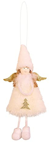 Mousqueton balançoire en acier inoxydable Ange de Noël Ornement d'arbre de Noël Décoration suspendue Pendentif G Ift Chauffage Table à langer Montage au plafond (B, taille unique)