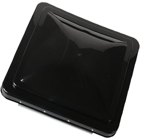 Coperchio di del tetto di roulotte - Attacco per finestre in robusto, parte di ricambio | Cappuccia da 14 pollici con cupola leggera per circolazione 'aria costante, a