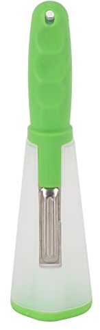 MAPHRWZ Pelafrutta Domestico, per Domestica, Strumento per sbucciare Verdure con Scatola di Stoccaggio, Design Efficiente, ergonomico, Durevole, Facile da Pulire, Soluzione di
