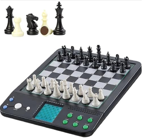 Set Di Scacchi Elettronico Intelligente, Scacchiera Interattiva Con Modalità Tradizionali/elettroniche, Computer Portatile For Scacchi, Vari Modi Di Giocare