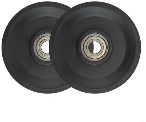 2 x Nylon-Riemenscheiben mit 6202Z Lager für Heim-Fitnessgeräte für Kabelsysteme