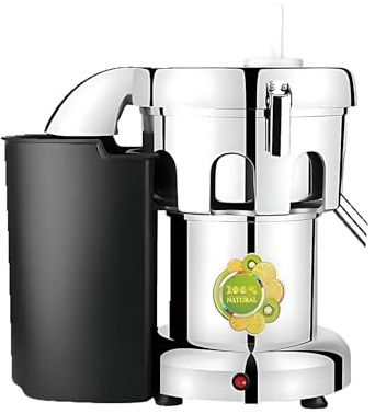 Juicepress, kraftig elektrisk citrusjuicer, stor matränna rostfritt stål centrifugaljuicer för juicer och restauranger