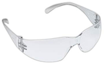 3M 10078371112285 Virtua gafas de seguridad de policarbonato envolvente, capacidad, volumen, estándar, sin revestimiento, transparente