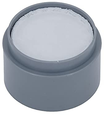 Grimas Water-Make-Up, 15ml Wasserschminke, Farbe hellgrau 102, professionelle Körperfarbe, schnelltrockend und sehr hautschonend, ideal fürs Kinderschminken, Karneval und Halloween, auf Wasserbasis