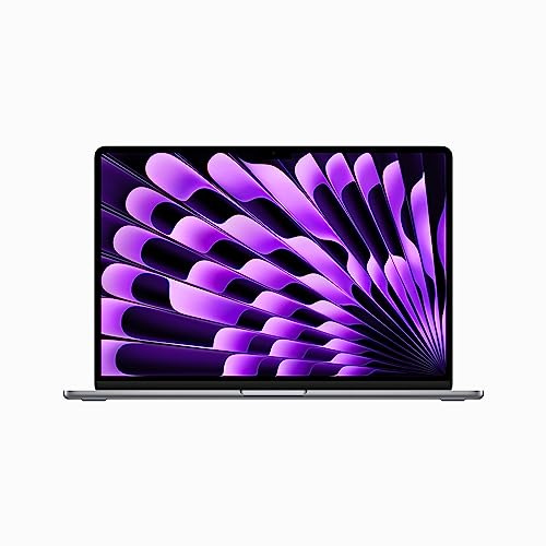Apple 2023 MacBook Air (de 15 polegadas, Processador M2 da Apple com CPU 8‑Core e GPU 10‑Core, 8GB Memória unificada, 512 GB) - Cinzento sideral