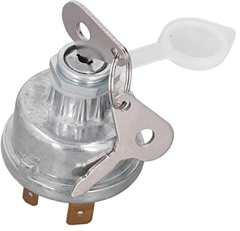 Interruttore di avviamento, interruttore di accensione in metallo con cappuccio in plastica1874120T94 Interruttore a chiave di avviamento per trattore Massey Ferguson
