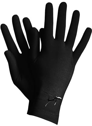 POSHTHREAD Warm, Soft Bamboo Gloves, Touchscreen, Thin Thermal Gloves, Glove Liners for Eczema and Sensitive Skin, Lightweight, Breathable, Running Gloves for Men and Women, Cycling and Everyday Wear