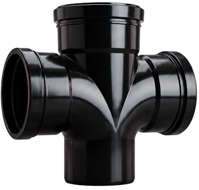 Soil Ring Seal- 92.5 Degree Double Branch Pipe Black