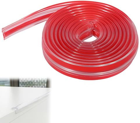 Kantenschutz Blech, 2mm x 3 Meter, Selbstklebend Fassungsprofil Kantenschutzprofil, Gummidichtung Kantenschutz Fassungsschutz U-Form Gummi Kantenschutz, für Blech, Autotüren, Luke, Tischecken (Weiß)