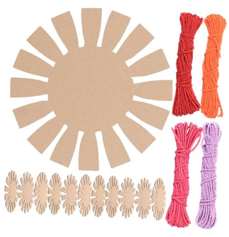 SHINEOFI Korbherstellungsmaterialien Korbflechtzubehör Korbflechtwerkzeuge Webkorbmaterialien Für DIY-korbprojekte Mit Papierschnüren Und Karton Für Kreative Beschäftigung Von Kindern
