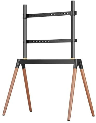 TV Stand for 55-86 Inch LCD LED Flat Curved TVs Up to 40kg/88.1lbs, TV Floor Stand with Cable Ties, TV Stand with 4 Legs(Black)